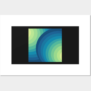 Circle gradients vibrant  -colorful Posters and Art